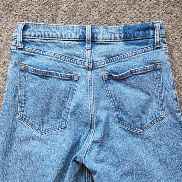 Abercrombie Ultra High Rise 90s Straight Jean Vintage Comfort Stretch Size 29 8 - Picture 5 of 7